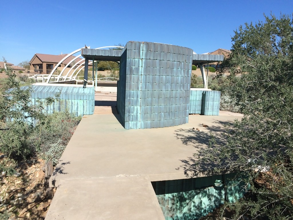 This one is very odd, and now brushing up against suburban Scottsdale, which is inexorably marching toward the edges of the Taliesin property for several sides.